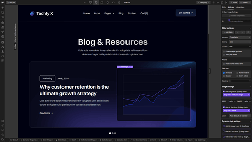 CMS Content - Techfy X Webflow Template