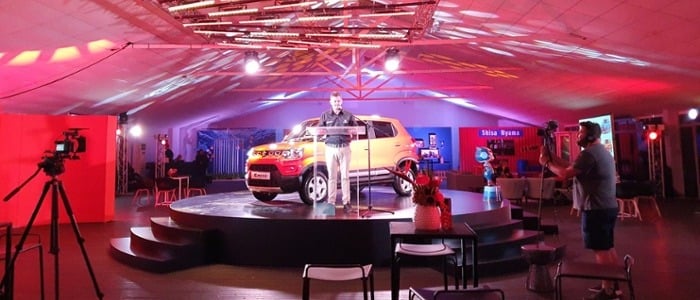 Brendon Carpenter at the Suzuki S-Presso launch in Cape Town, South Africa
