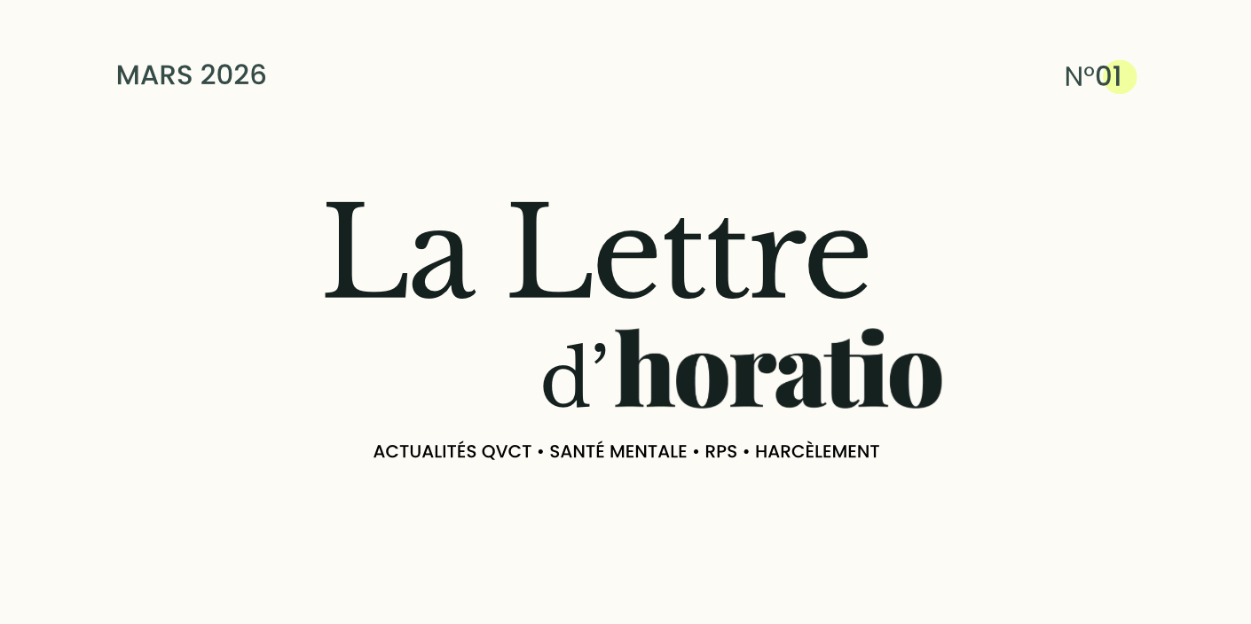 La Lettre d'Horatio - mars 2026