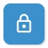 blue lock icon
