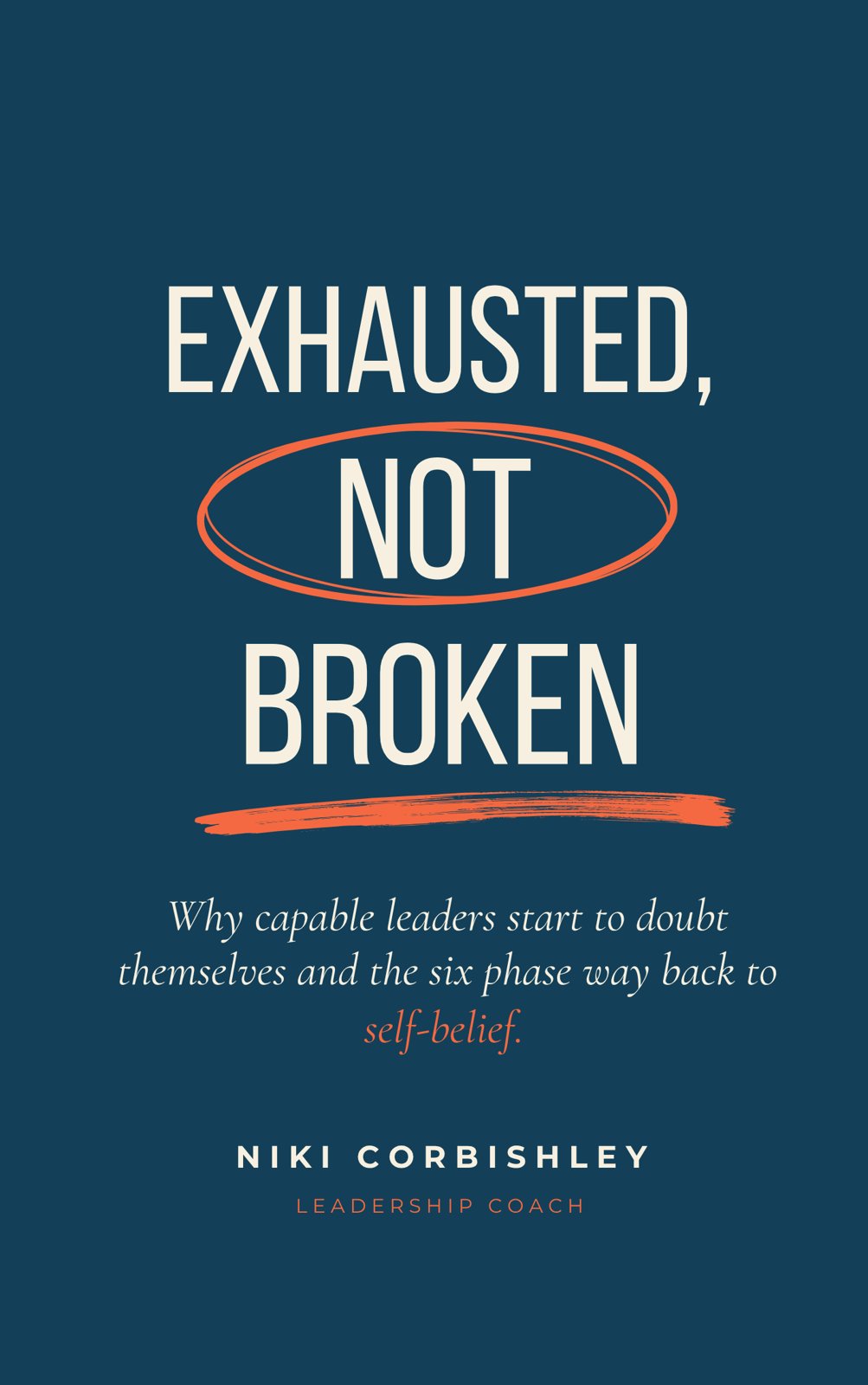 Exhausted, Not Broken book cover by Niki Corbishley