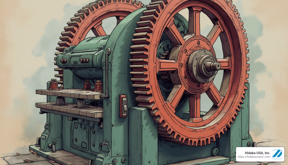 Flywheel-Driven Press - how do mechanical presses work