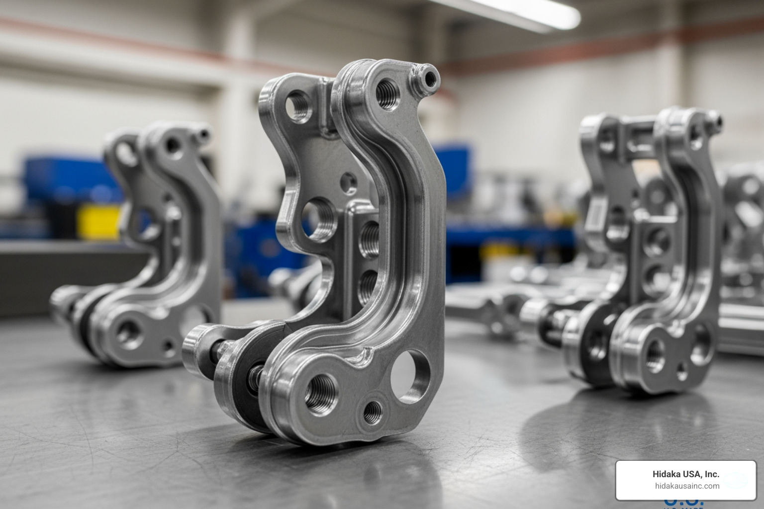 Complex stamped metal components showcasing intricate bends, holes, and tight tolerances typical of precision automotive and aerospace work - precision metal stamping manufacturer Ohio