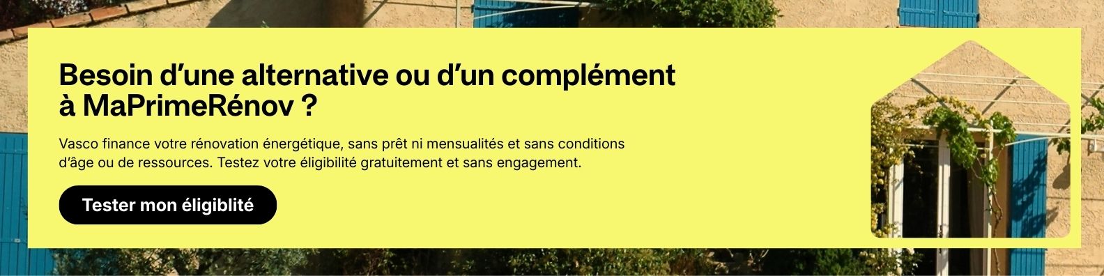 alternative ou complement ma prime renov