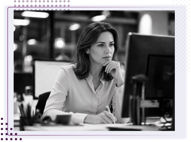 Leadership woman that looks for leadership coaching for her company