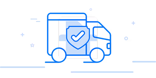 Εικονίδιο μικρού φορτηγού μεταφορικής