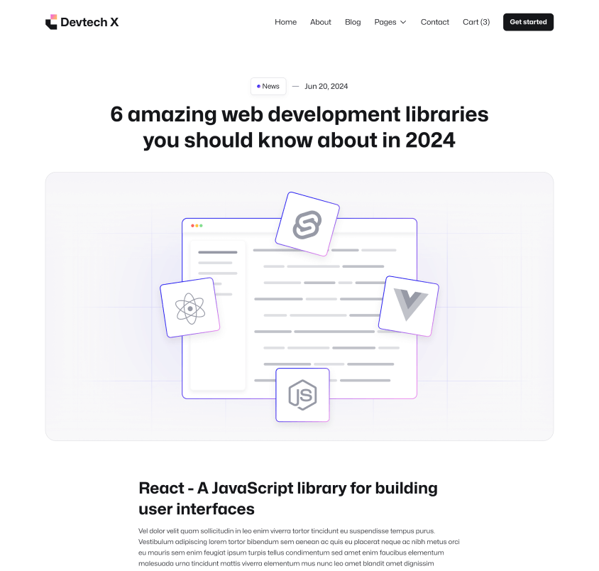 Devtech X - Blog Post Page - The Ultimate Tech Development Agency Webflow Template