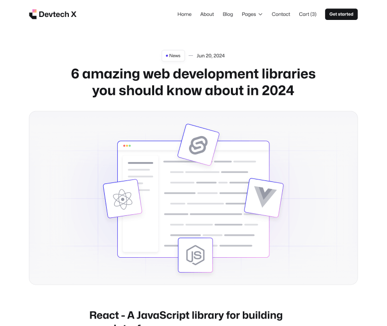  Devtech X - Blog Post Page - The Ultimate Tech Development Agency Webflow Template