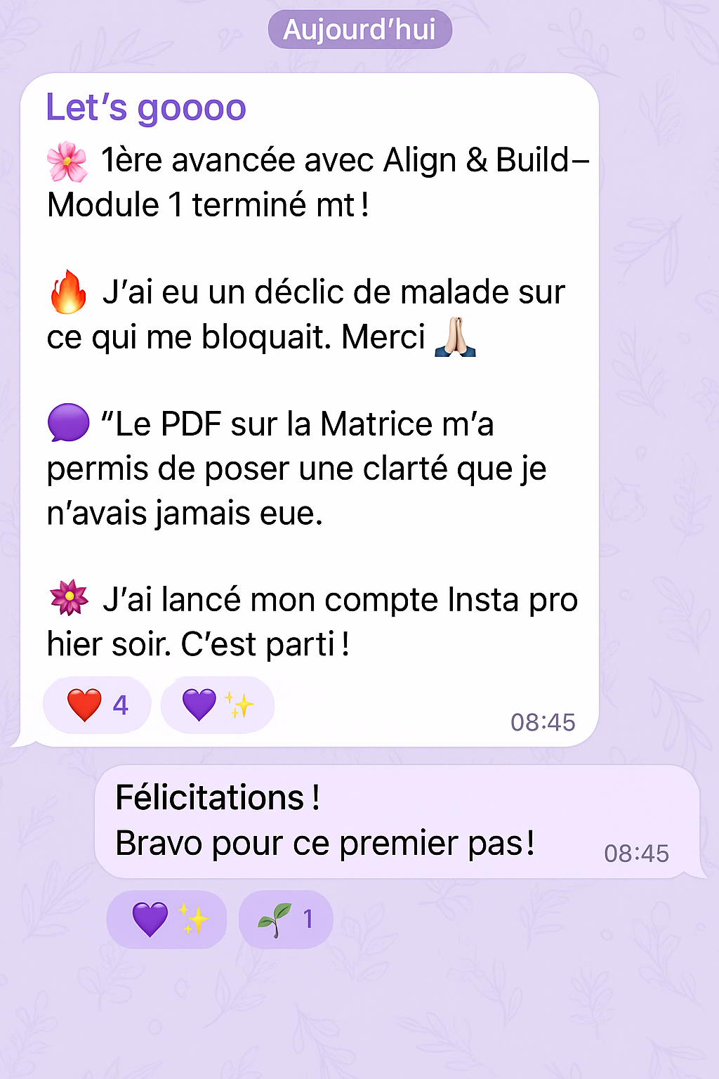Témoignage Align & Build