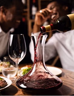Sliced steak with red wine pairing, captured at Neighbourhood — an acclaimed restaurant Naas experience in County Kildare.