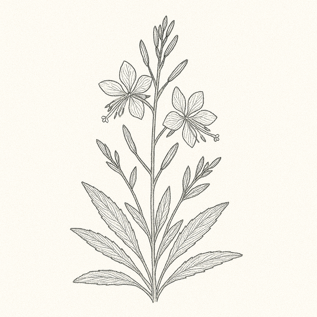 Illustrazione di un Fior di Orchidea