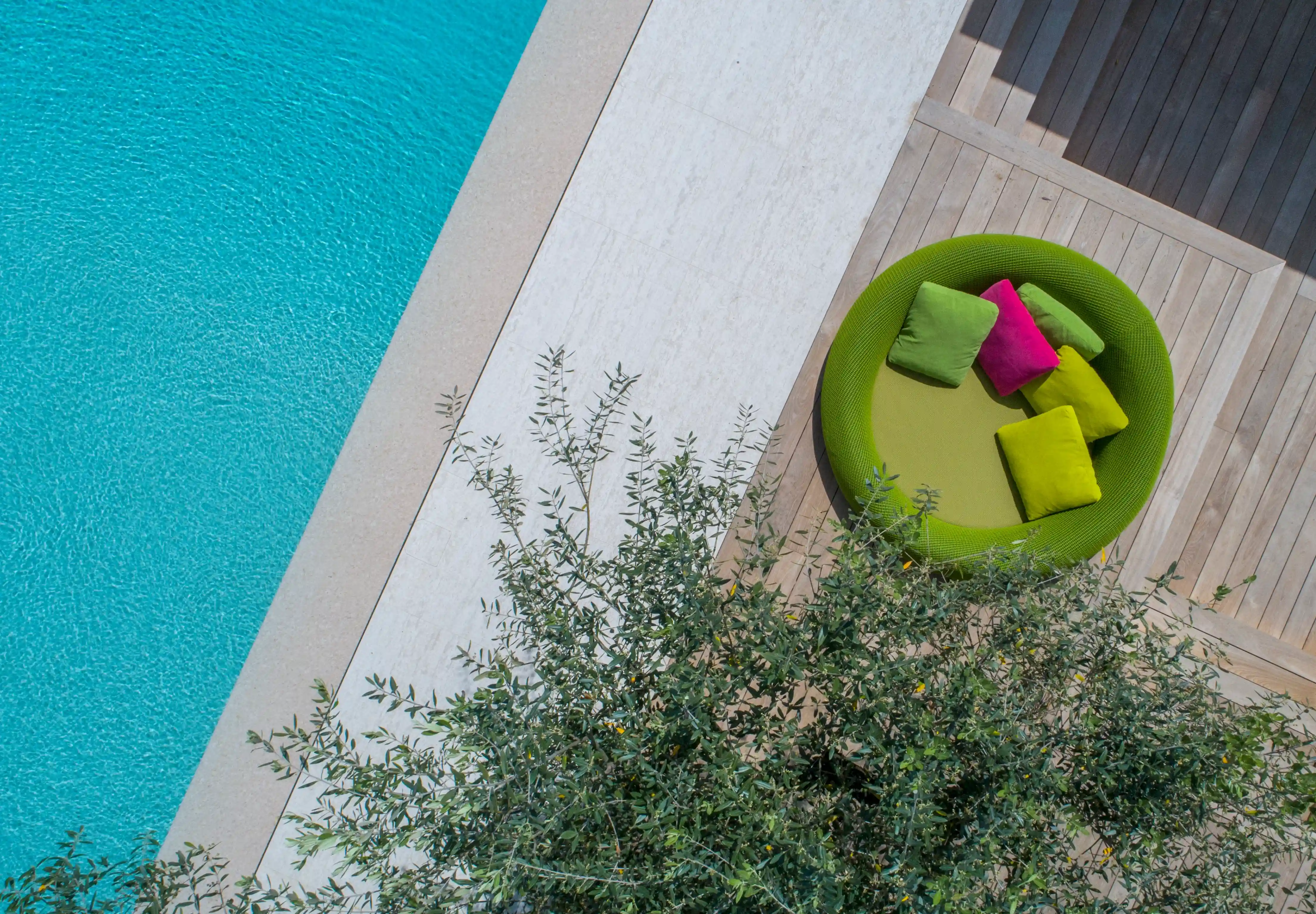 Vista sul gazebo a Marina di pietrasanta