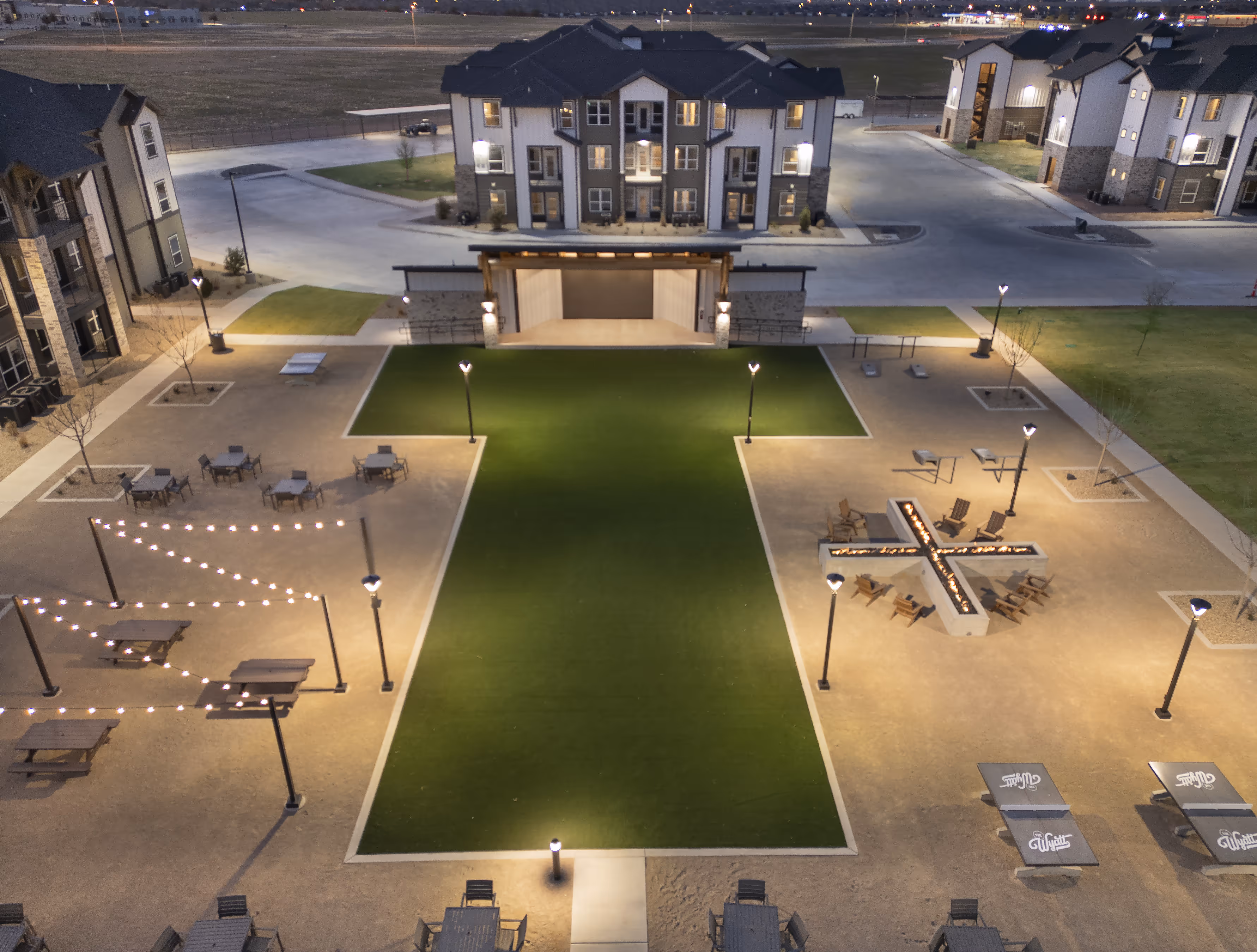 Exterior of community