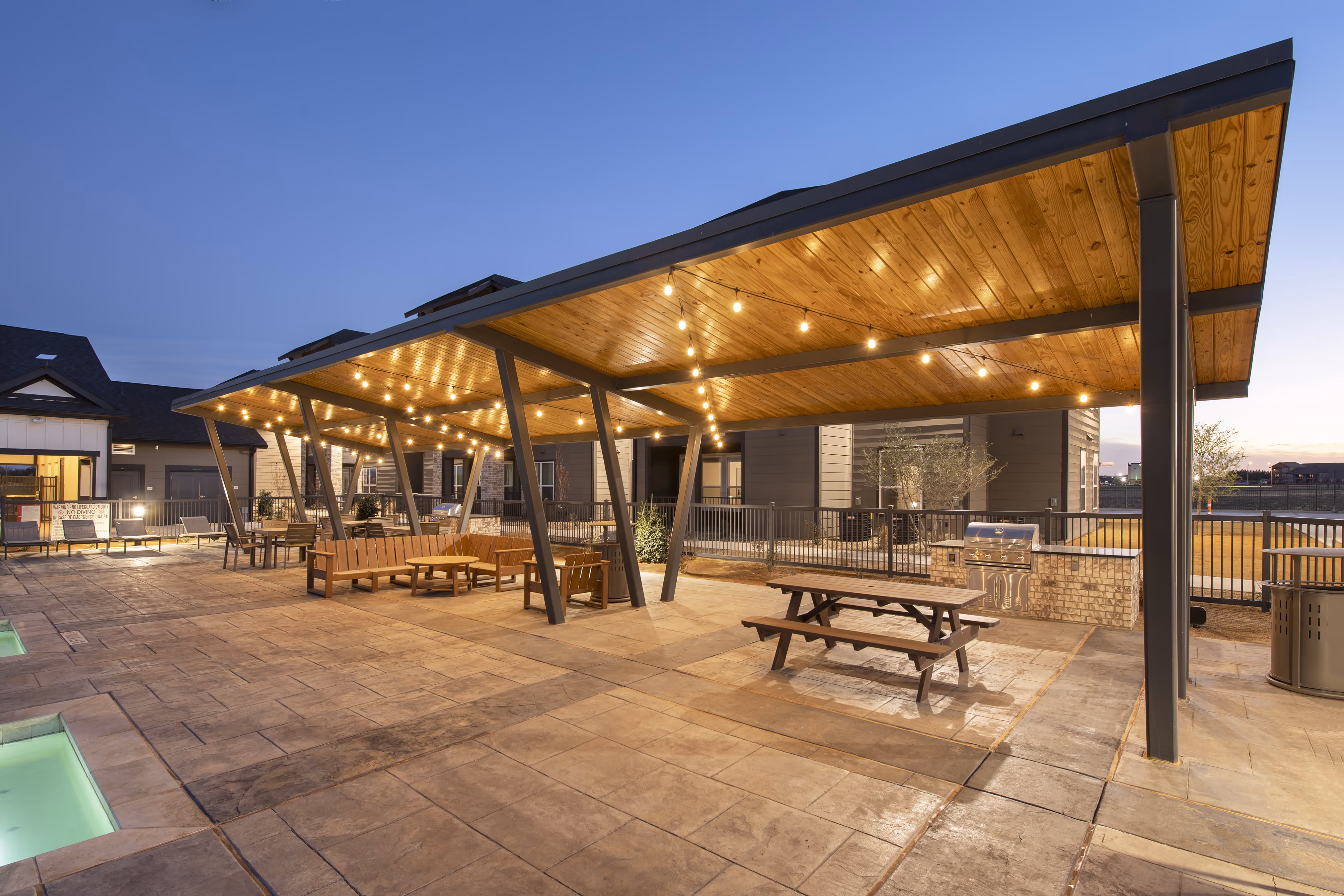 Exterior of community