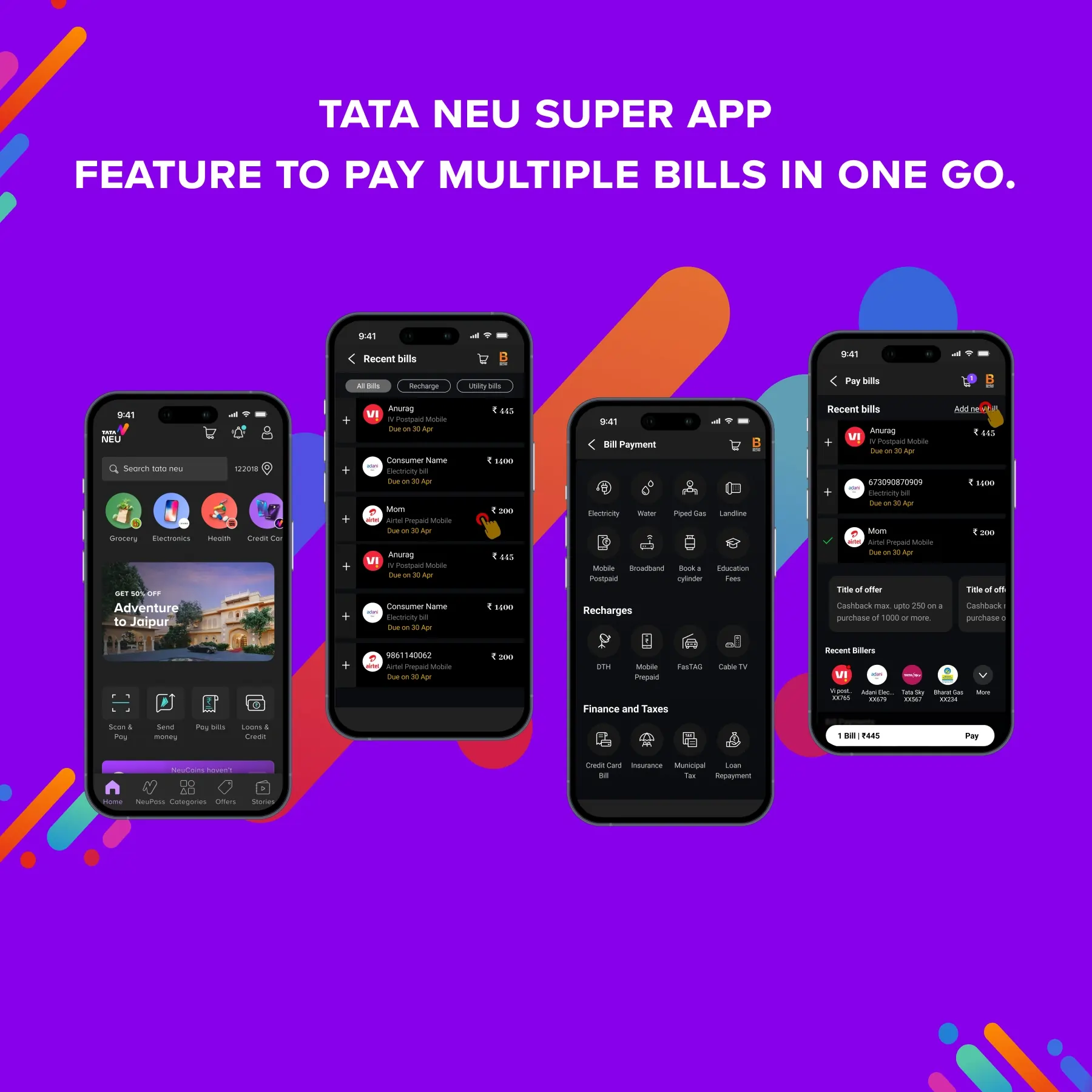 Multiple bills 