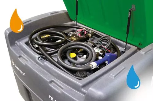 Vue intérieur de la cuve pour gasoil SWIMER Tank SWIMER mobi 5S disponibles 