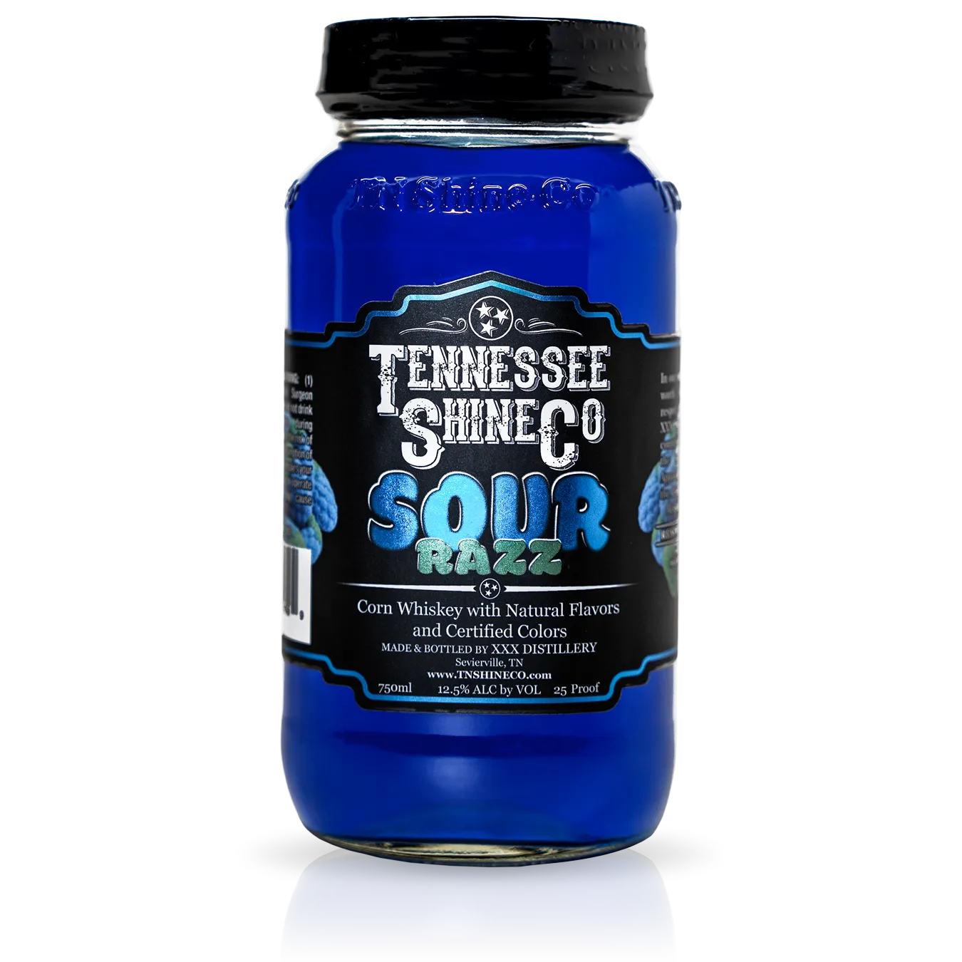 Sour Razz Moonshine by Tennessee Shine Company in Pigeon Forge, TN.