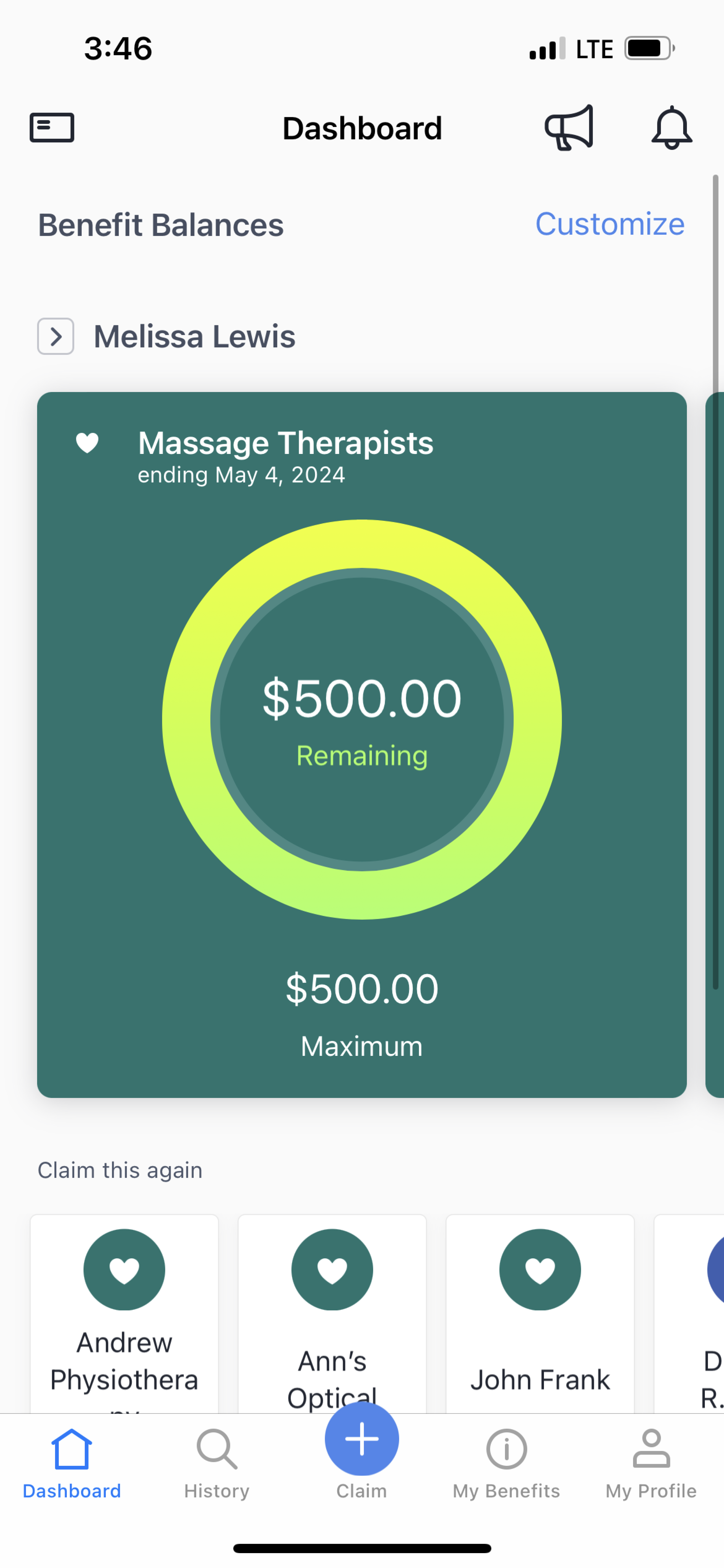 Image showing the dashboard.