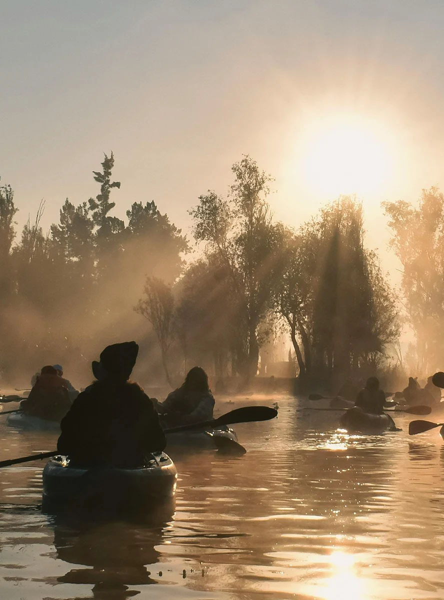 Kayak en Xochimilco