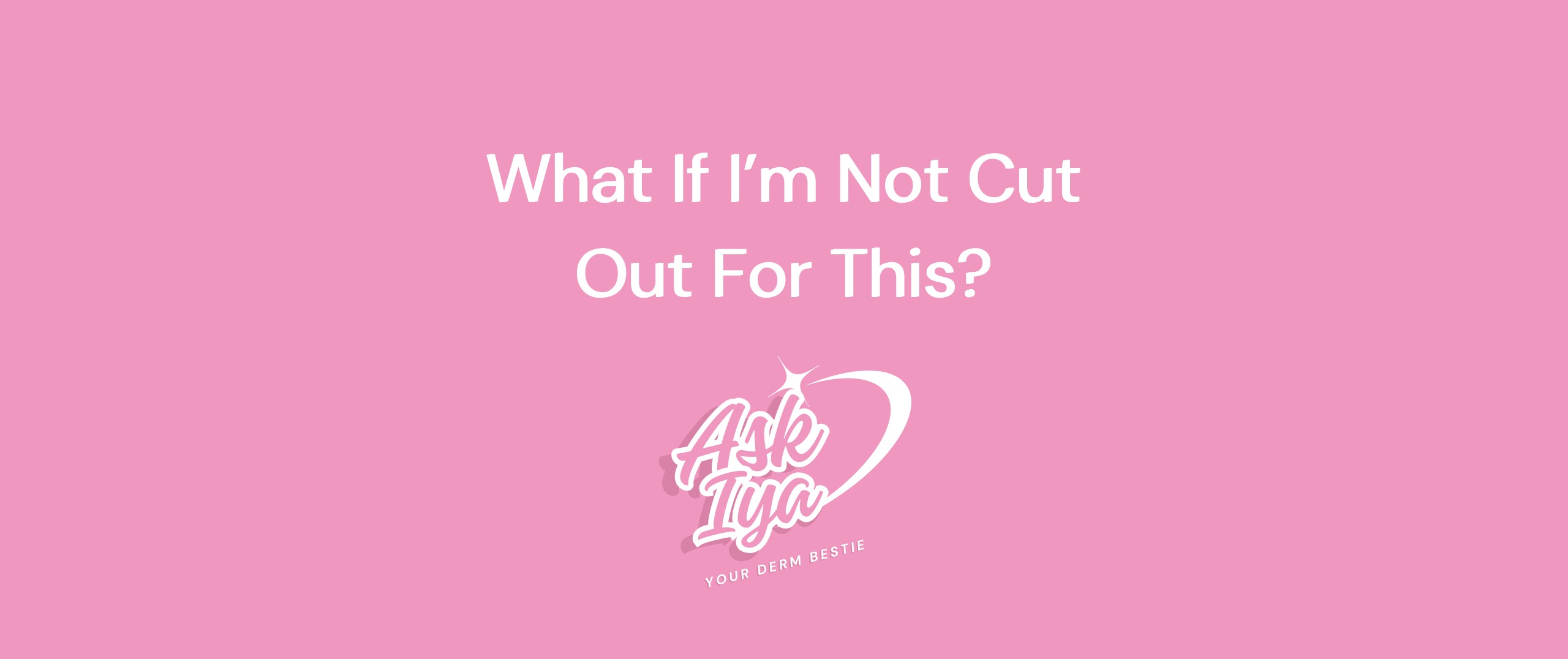 not cut out for this