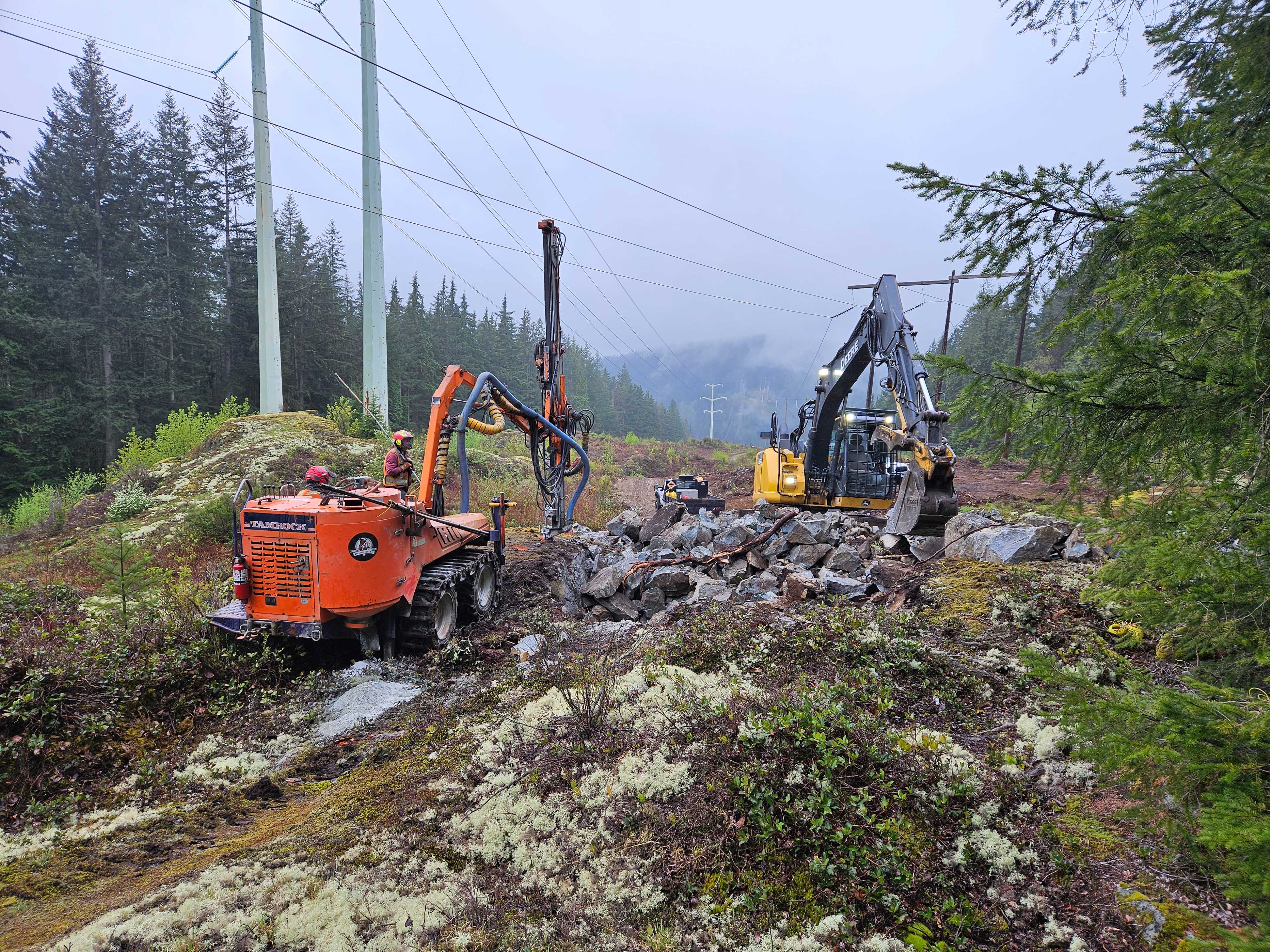 Drilling, Splitting & Blasting