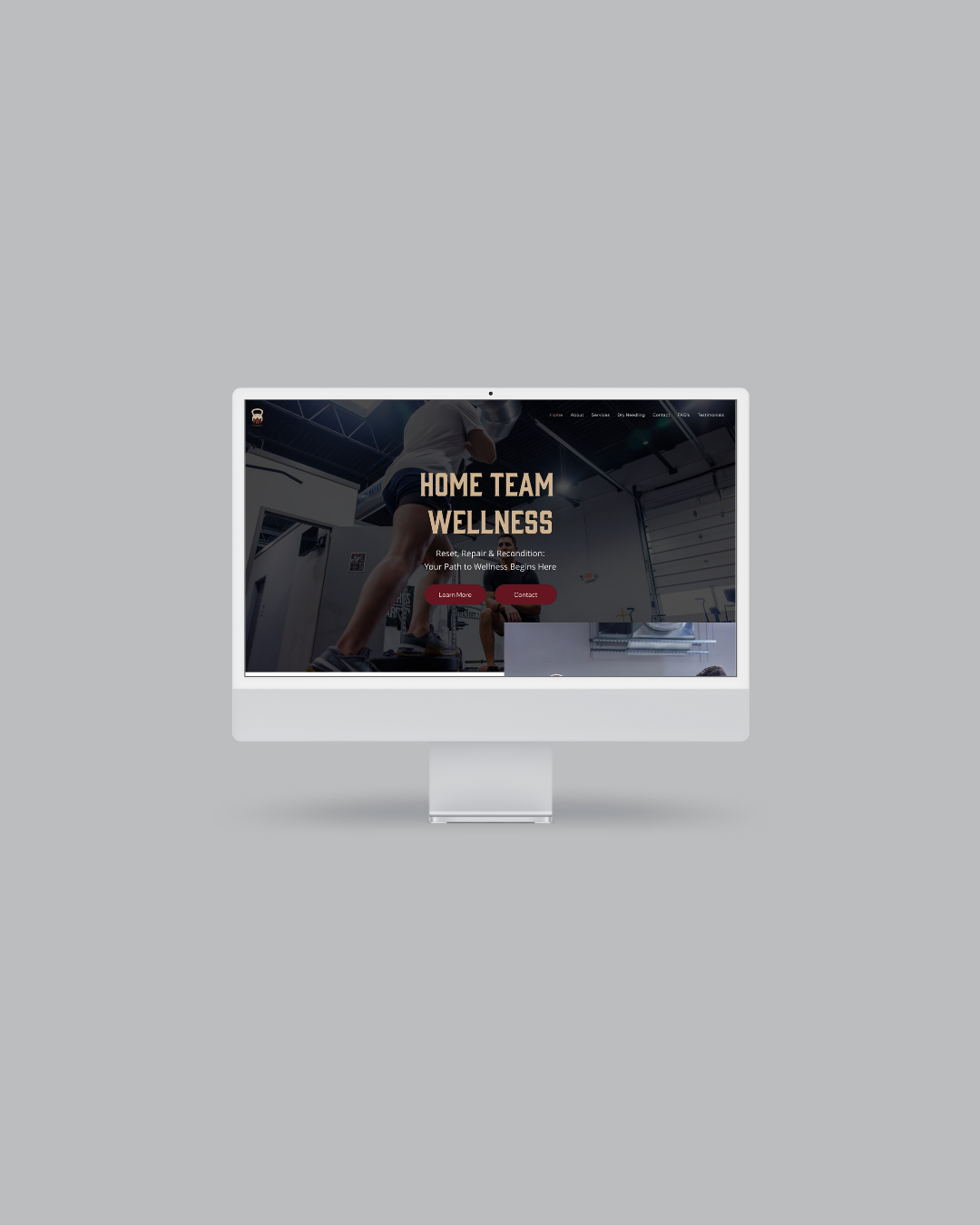 Home Team Wellness Mockup Image