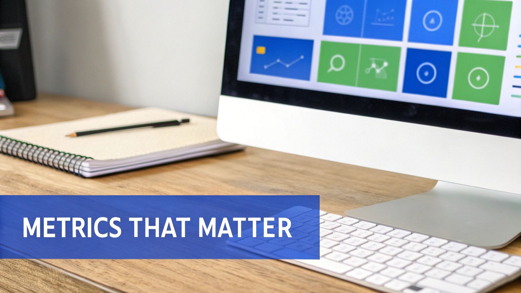 A person pointing at charts and graphs on a large screen, representing a data analytics dashboard.