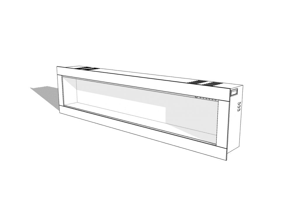 Ambe Linear72 Electric Fireplace
