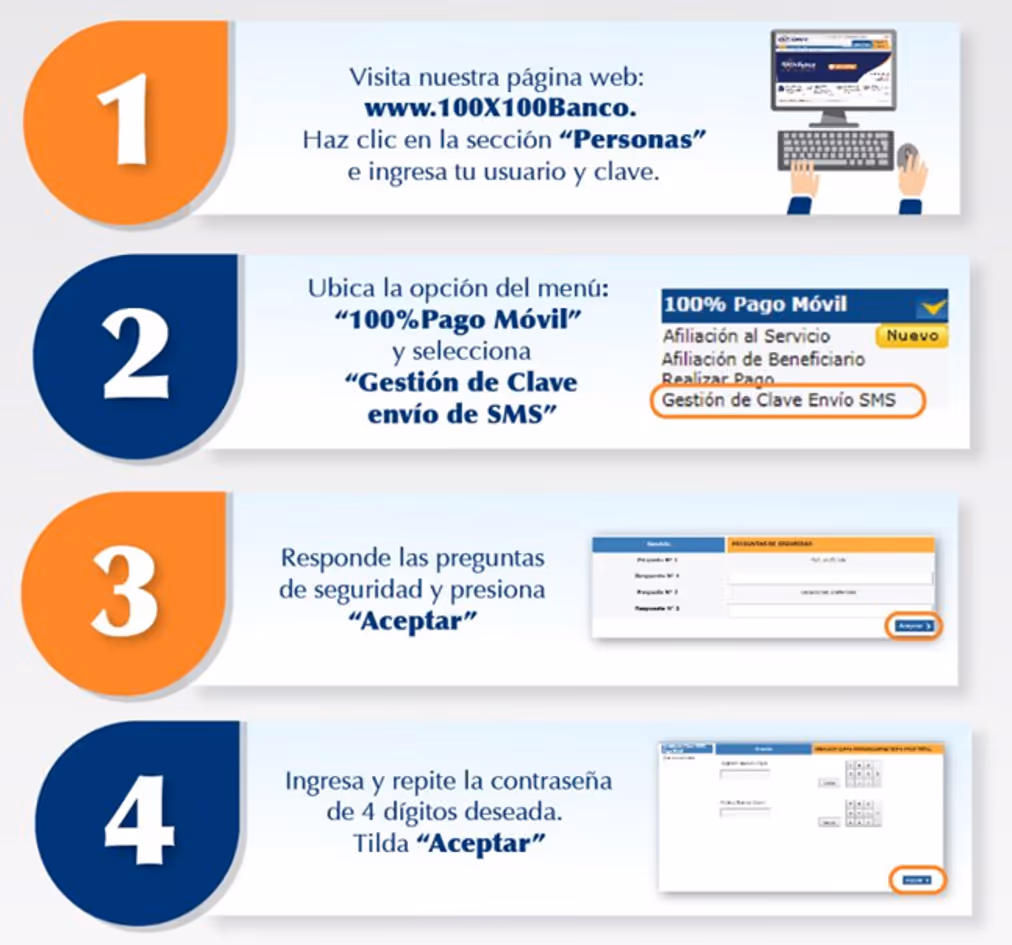 Como obtener clave temporal de 100% banco