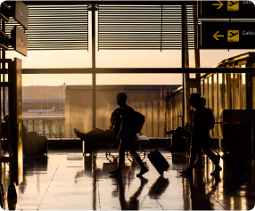 Large bright yellow pipes dominate the composition.