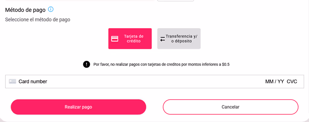 Imagen de método de pagos