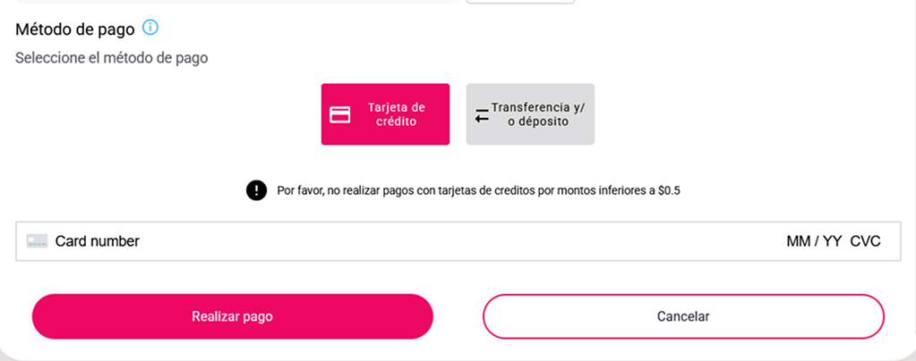 Imagen de método de pagos