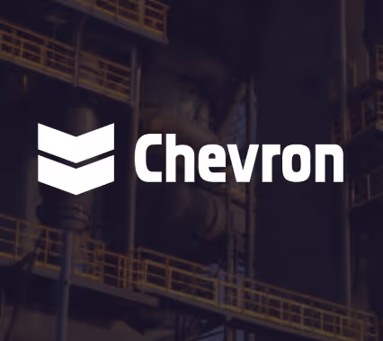 Chevron case study image illustrating multi-channel nationwide transportation coverage.