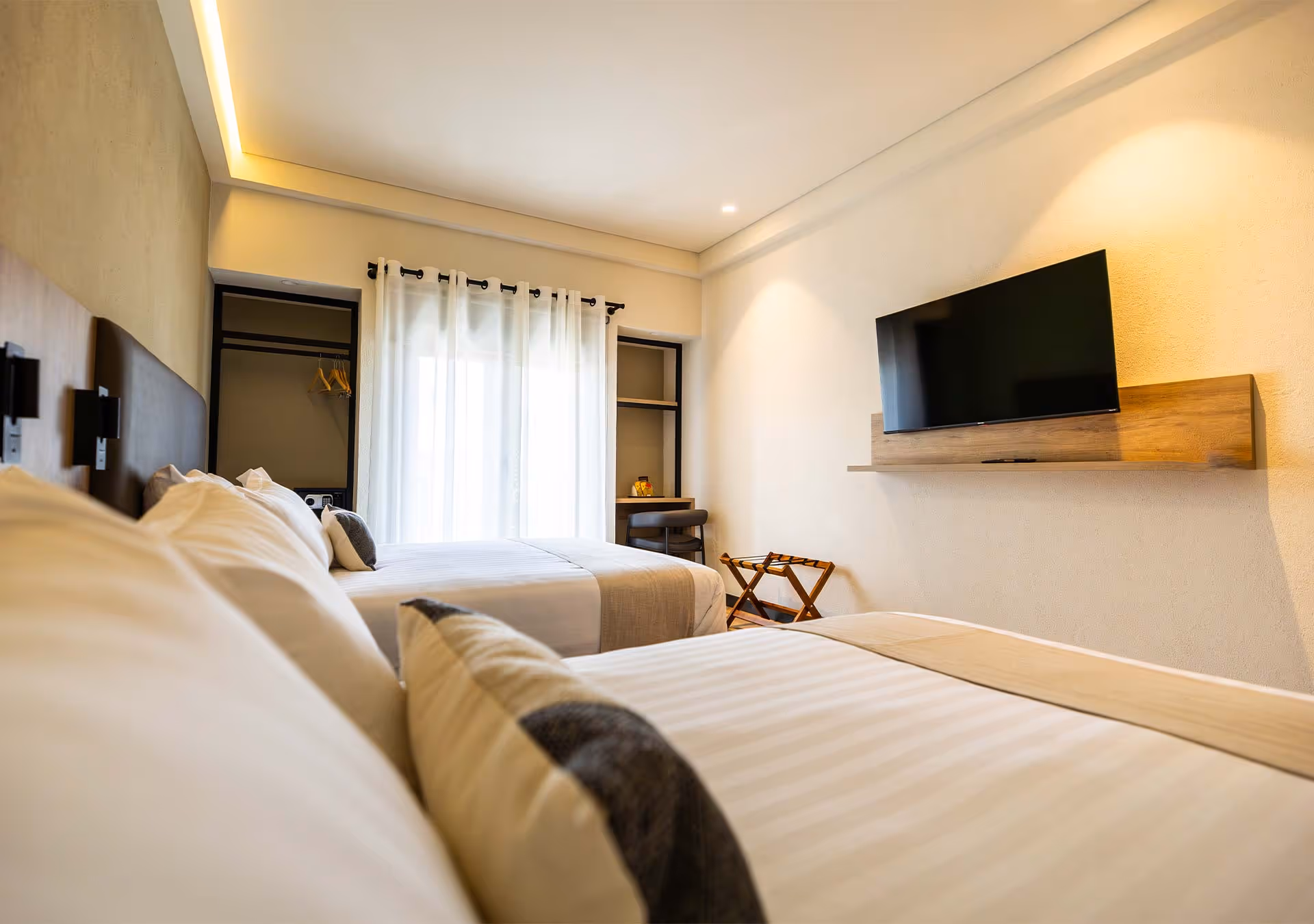Habitación doble del hotel Casa Aranzazu.