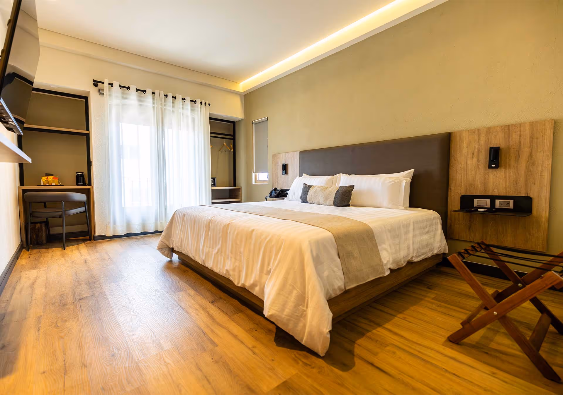 Habitación suite del hotel Casa Aranzazu.