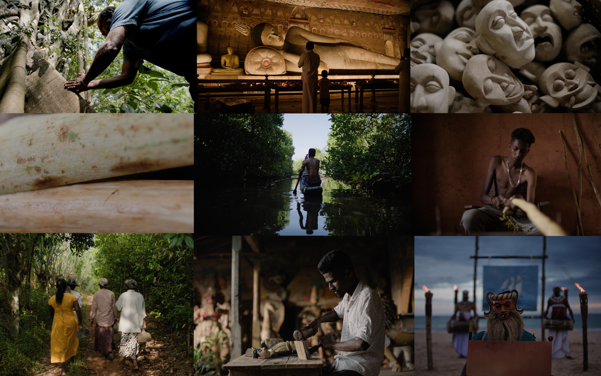 Composite image from cinnamon film