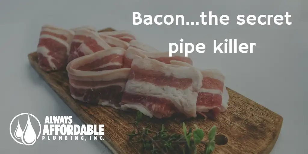 Plumbers Agree: Bacon is Bad …