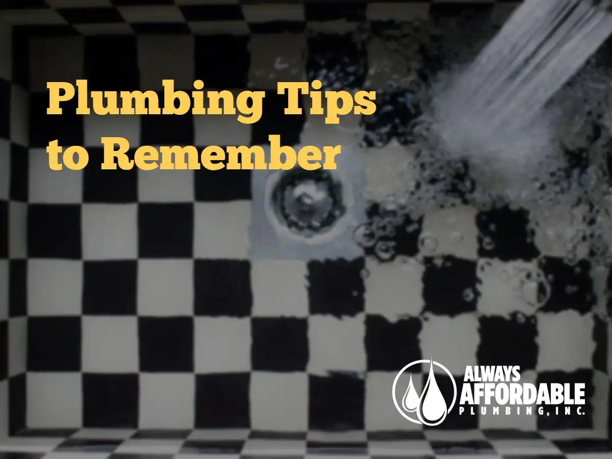 We Are Here for You | Plumbing Tips