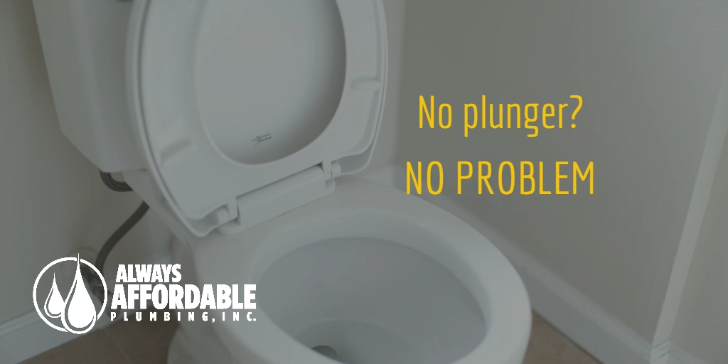 Best Plumber Tips: Clogged Toilet but No Plunger? Try This!