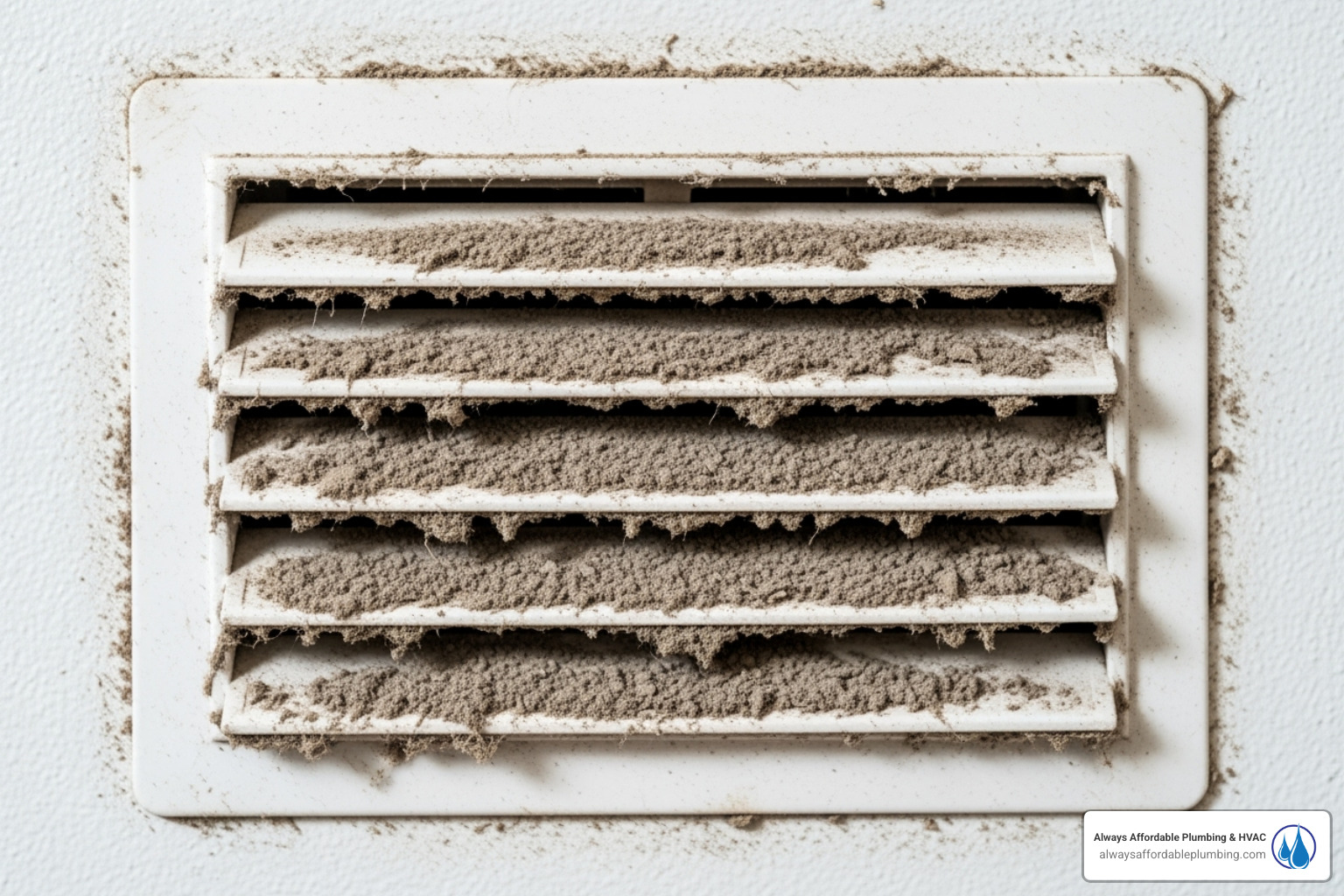 dusty air vent - duct repair near me folsom ca