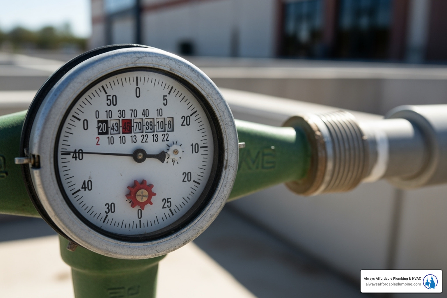 water meter spinning when all water is off - commercial leak detection roseville ca