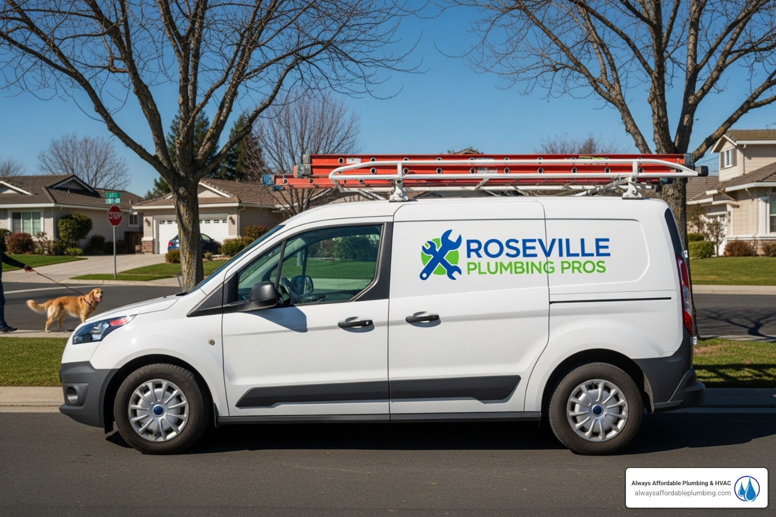 service van with professional branding in a suburban Roseville neighborhood - water heater replacement roseville ca service van with professional branding in a suburban Roseville neighborhood - water heater replacement roseville ca