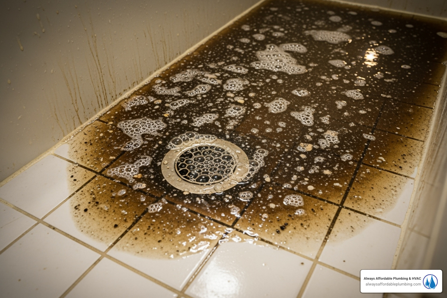 sewer backup in a bathtub or floor drain - trenchless sewer repair elk grove ca