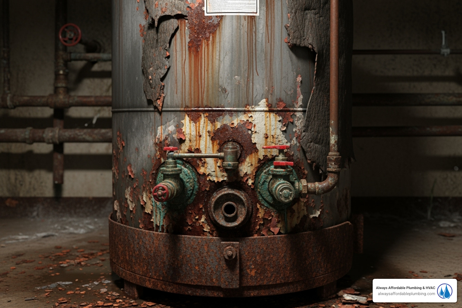 corroded commercial water heater - commercial water heater sacramento ca