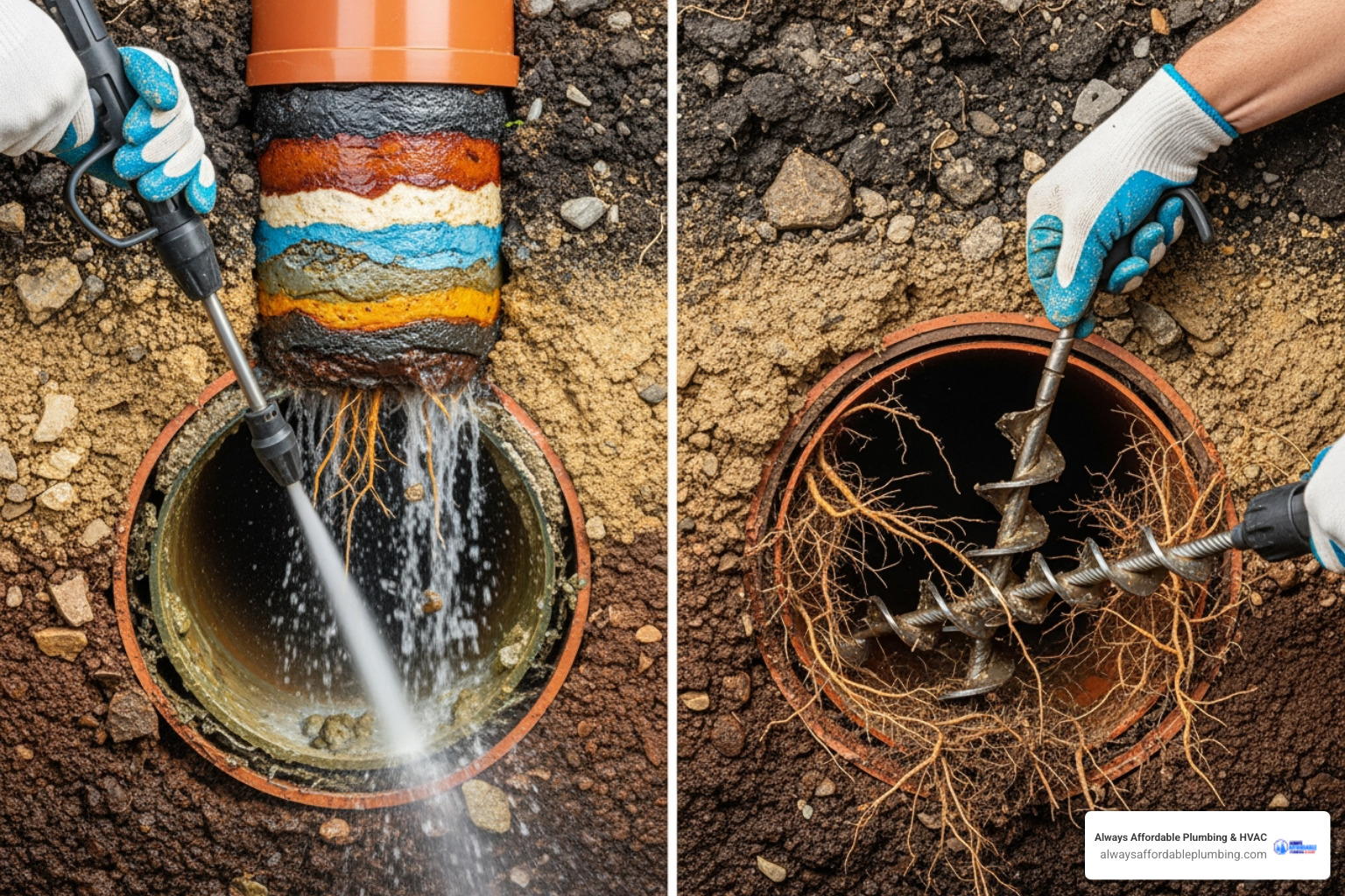Subterranean Solutions: Clearing Clogged Underground Pipes