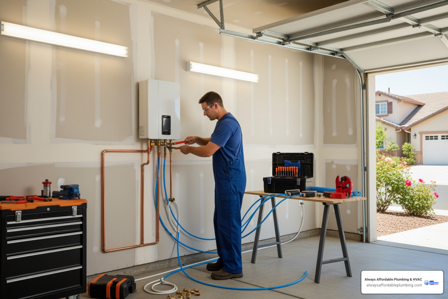 Get Endless Hot Water: Tankless Installation in Roseville, CA