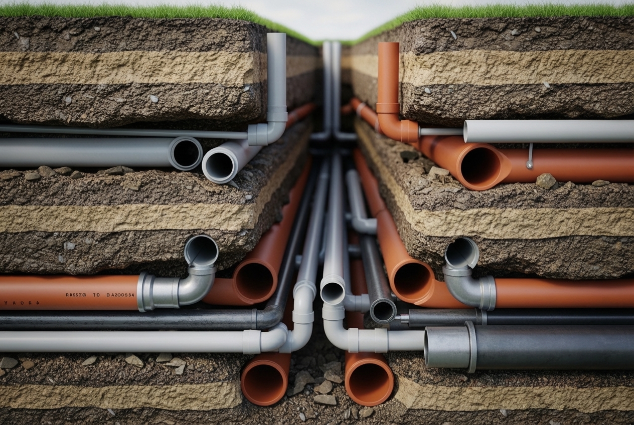 I need a professional service for cleaning out clogged underground drain pipes in West Sacramento.