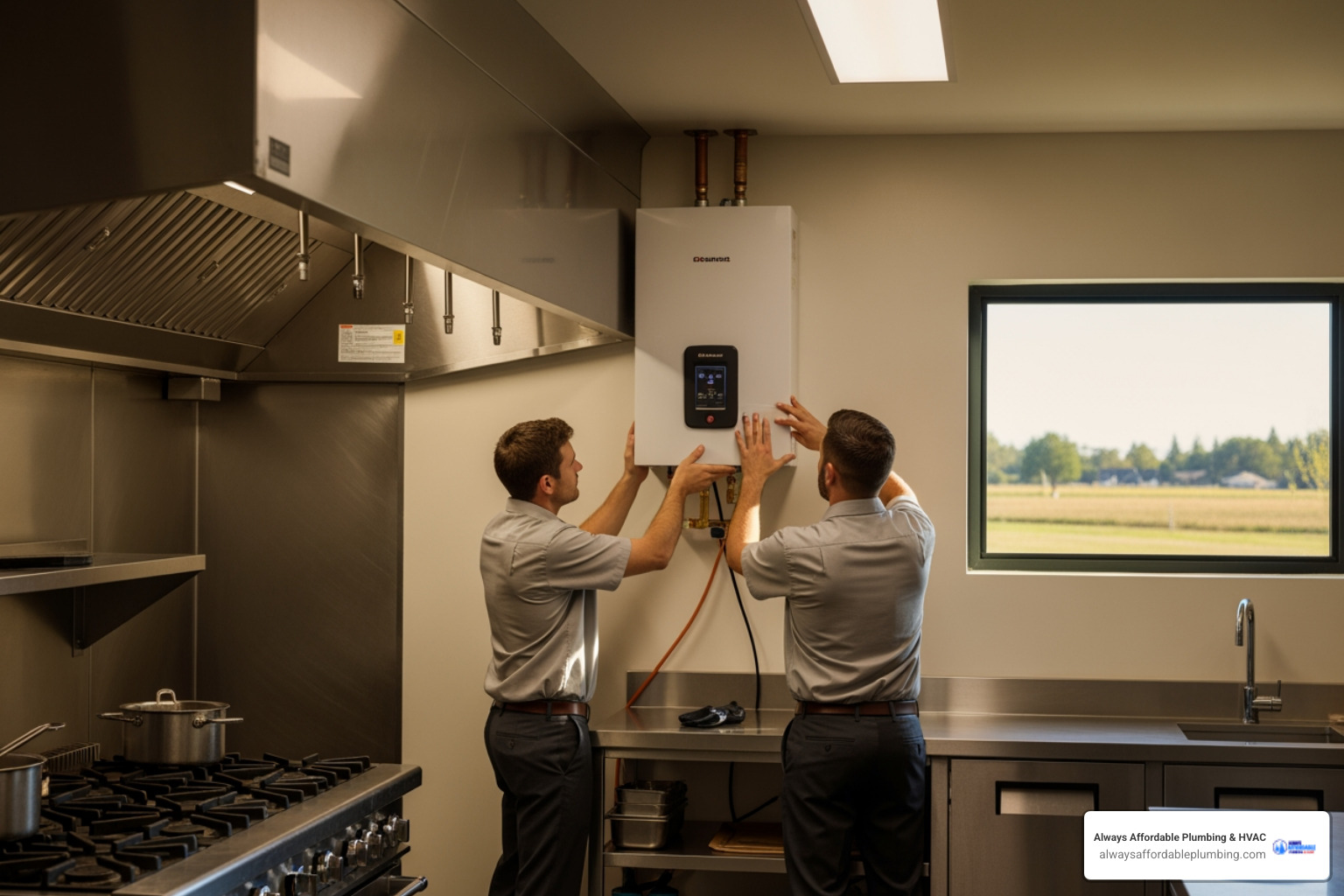 The Business Owner's Guide to Sloughhouse Tankless Water Heater Installation