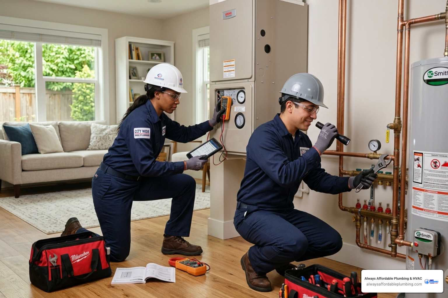 Why Your Home Needs a Plumbing and HVAC Power Couple