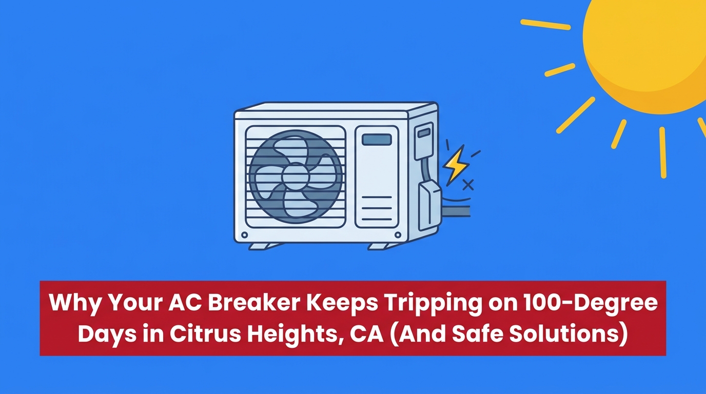 Why Your AC Breaker Keeps Tripping on 100-Degree Days in Citrus Heights